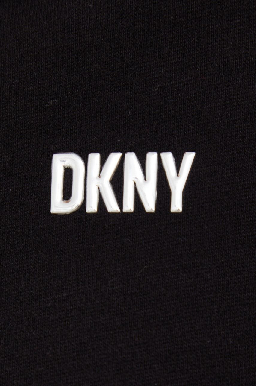 DKNY Bluza ženska črna barva - Pepit.si