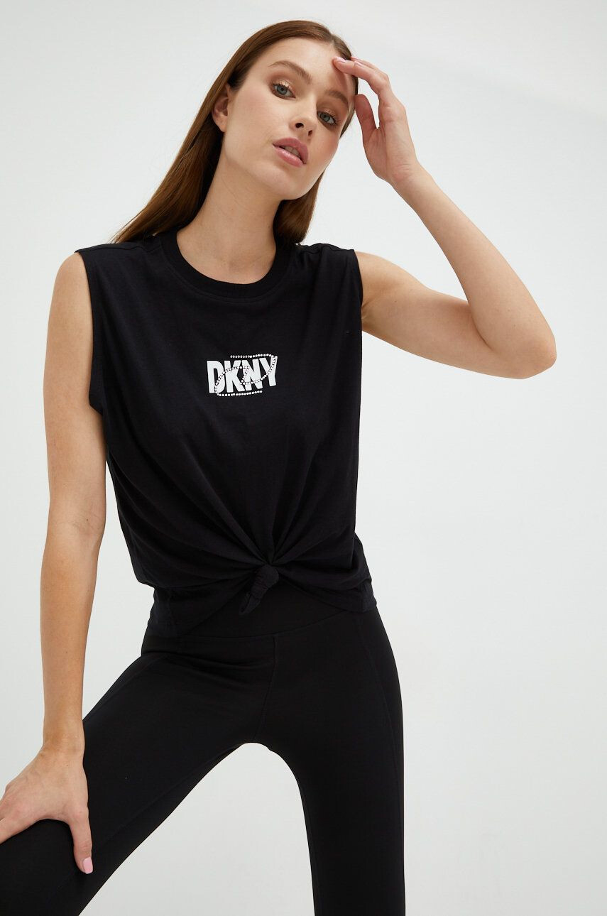 DKNY Bombažen top - Pepit.si