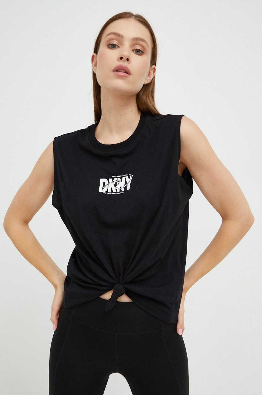 DKNY Bombažen top - Pepit.si