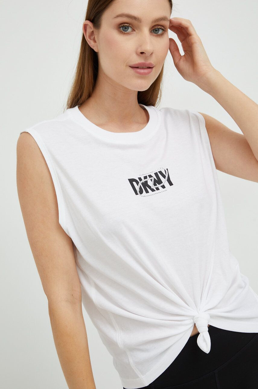 DKNY Bombažen top - Pepit.si