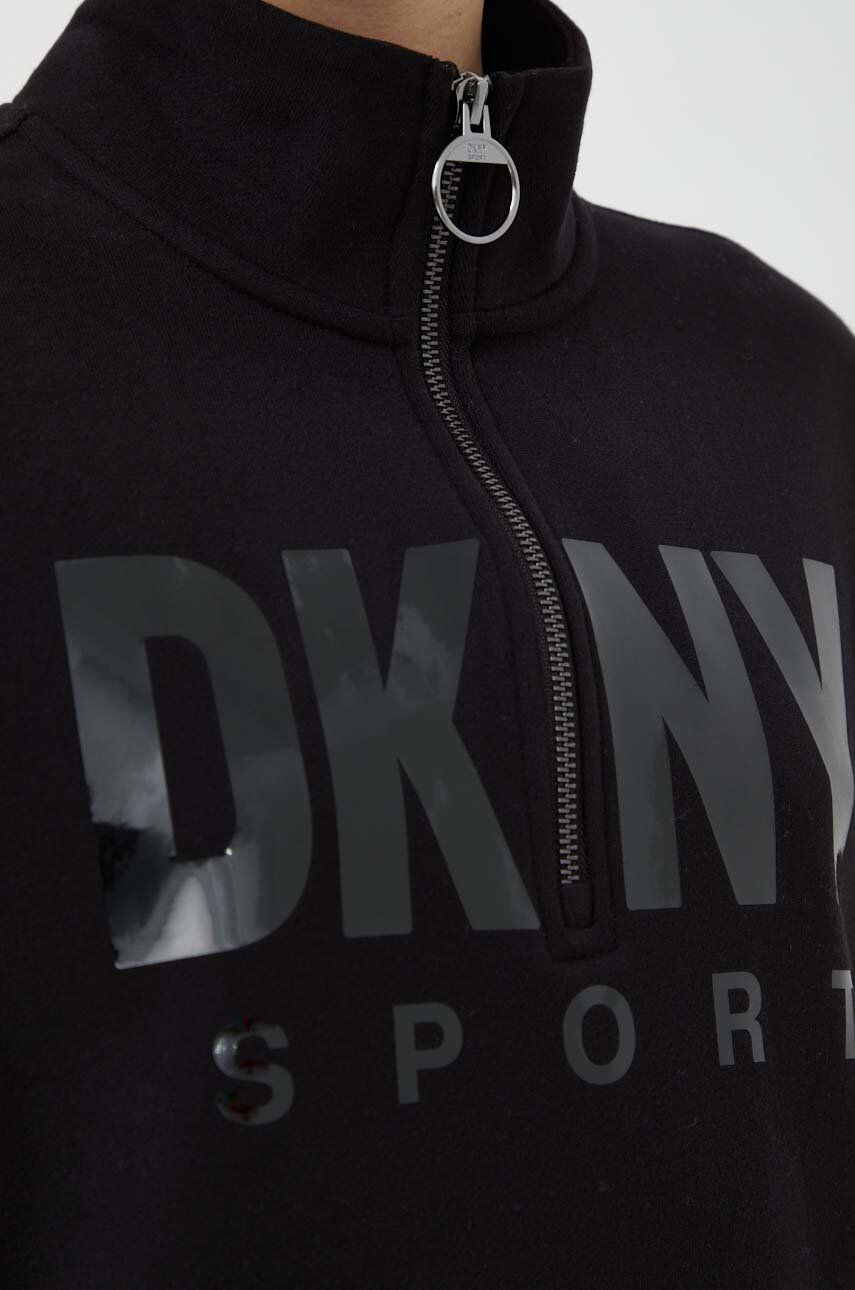 DKNY Obleka črna barva - Pepit.si