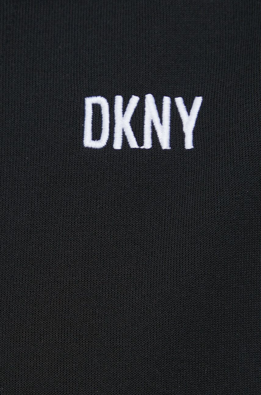 DKNY Obleka črna barva - Pepit.si