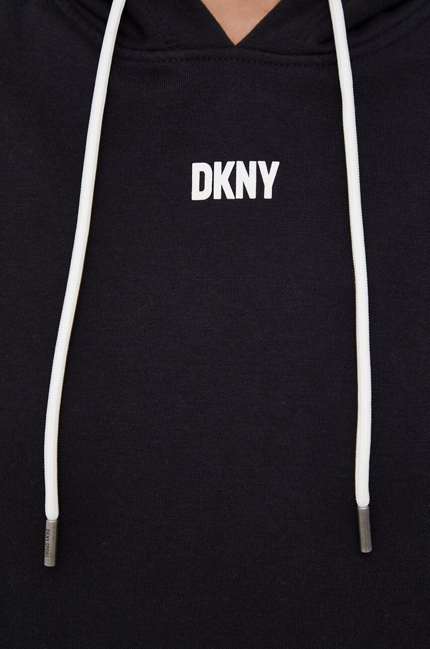 DKNY Obleka črna barva - Pepit.si