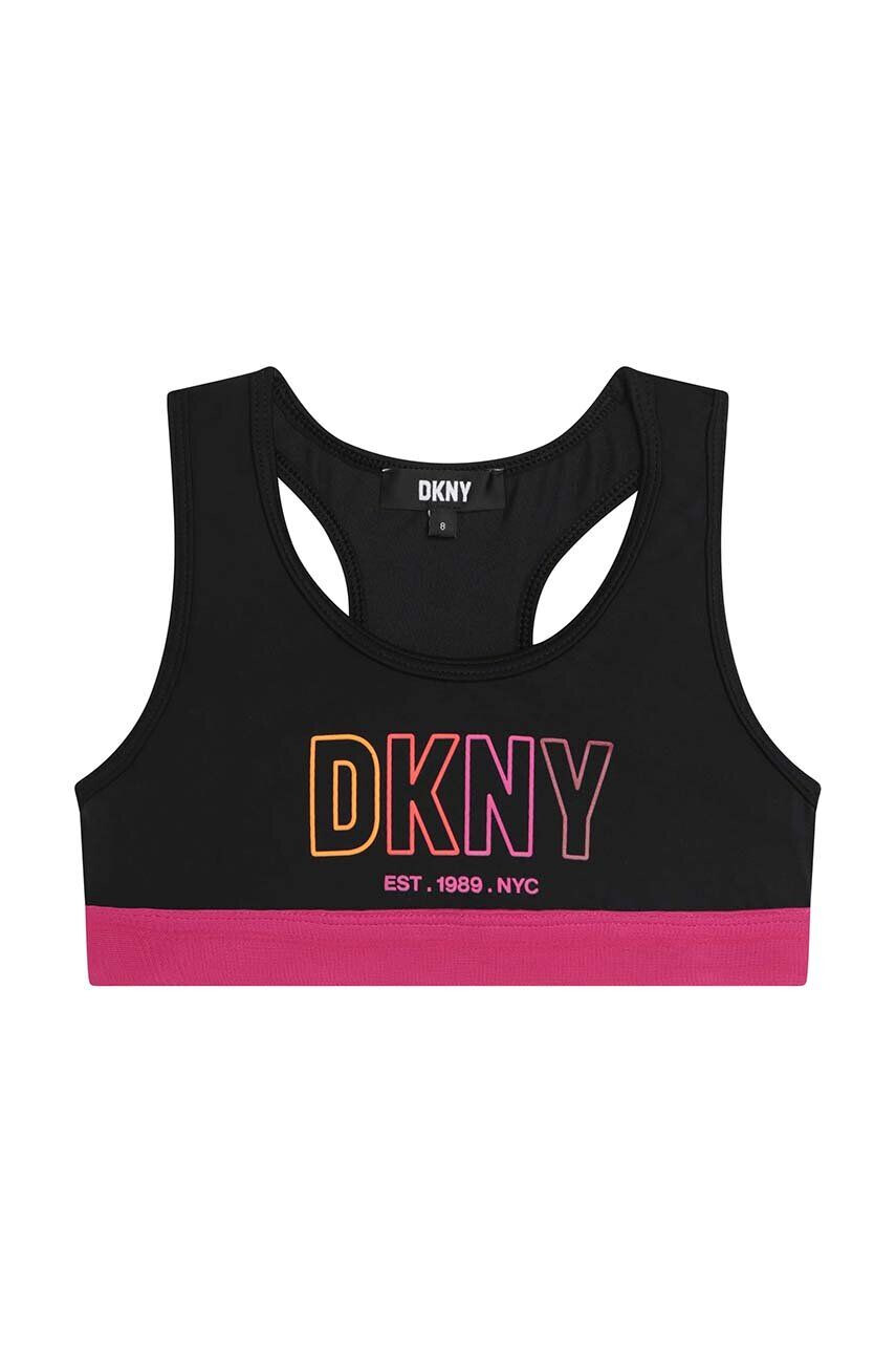 DKNY Otroške kopalke črna barva - Pepit.si