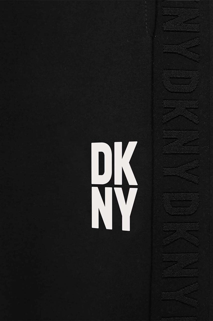 DKNY Otroški spodnji del trenirke črna barva - Pepit.si