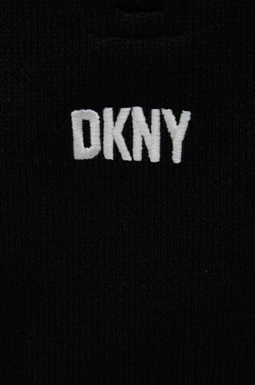 DKNY Pulover ženska črna barva - Pepit.si