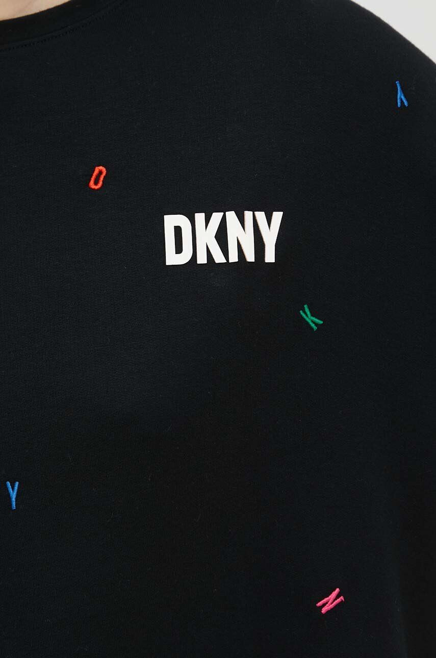 DKNY Pulover lounge črna barva - Pepit.si