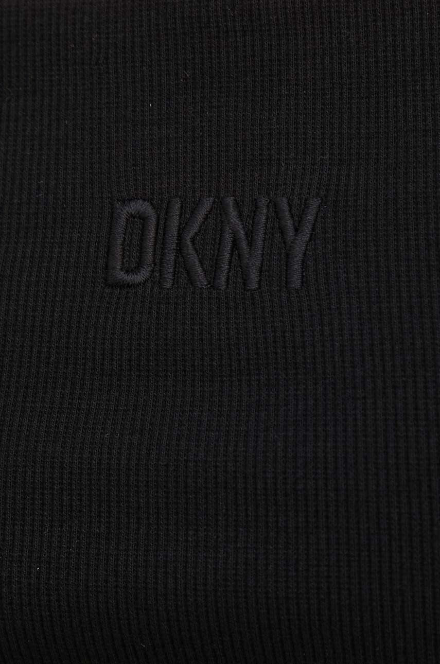 DKNY Top ženski bež barva - Pepit.si