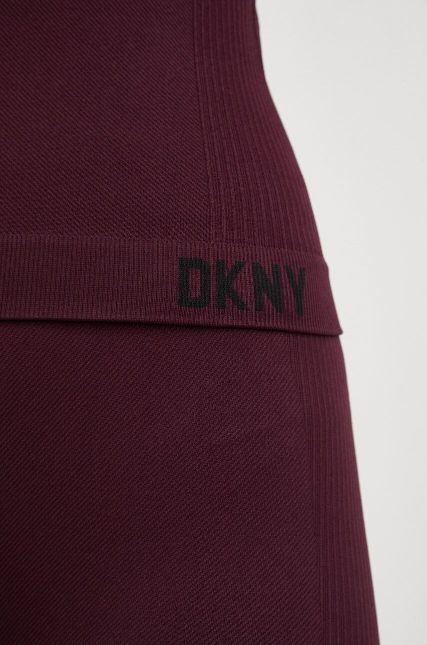 DKNY Top ženski bordo barva - Pepit.si