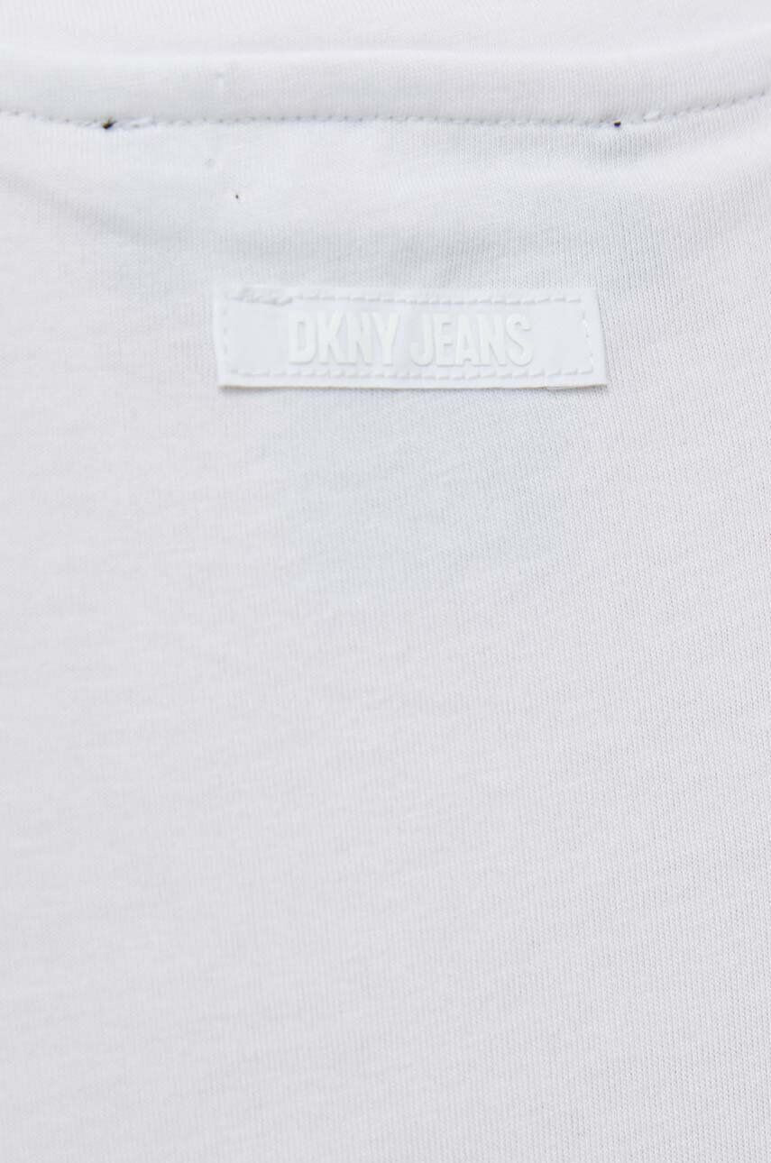 DKNY Top ženski bela barva - Pepit.si