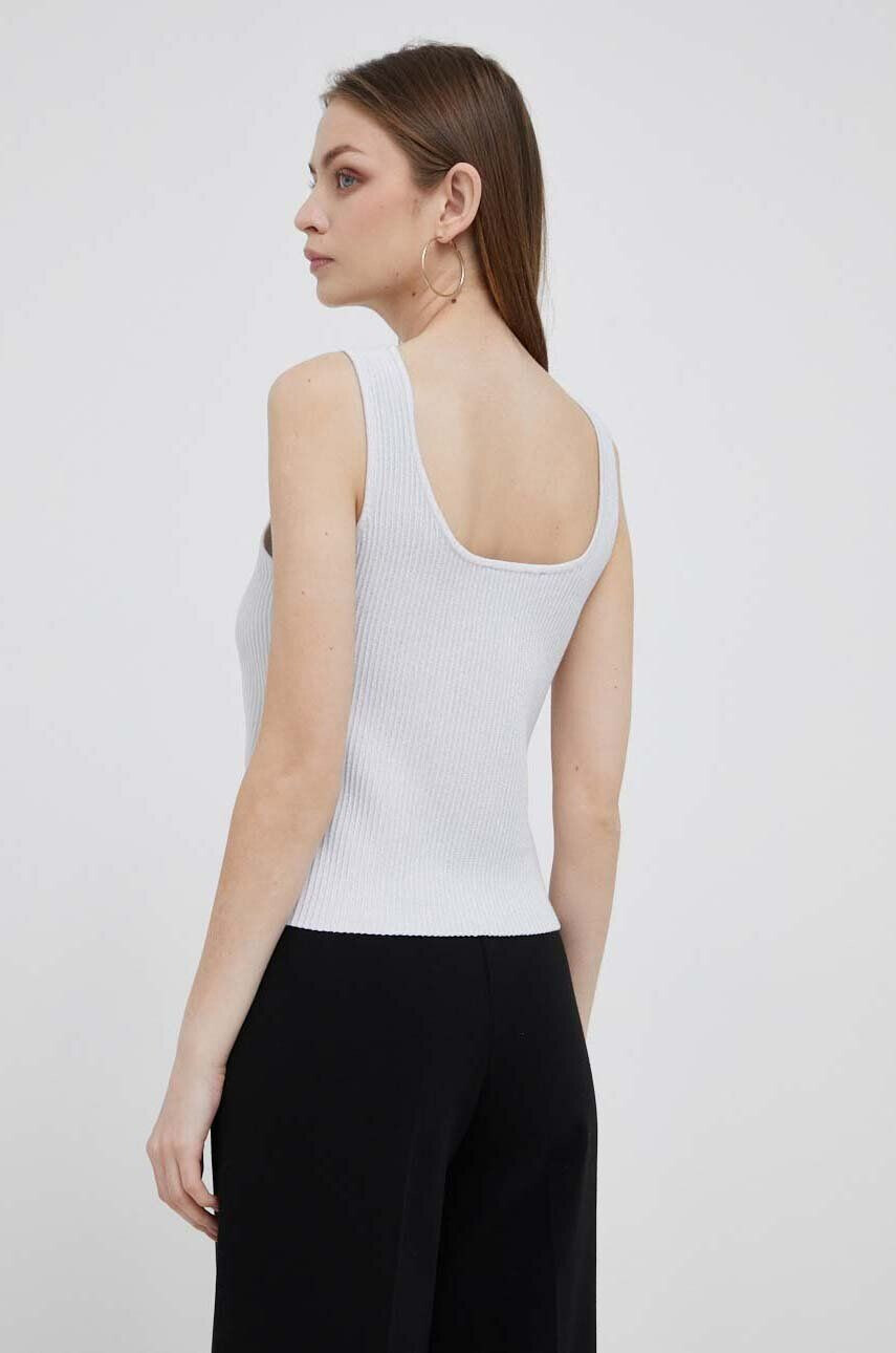 DKNY Top bela barva - Pepit.si