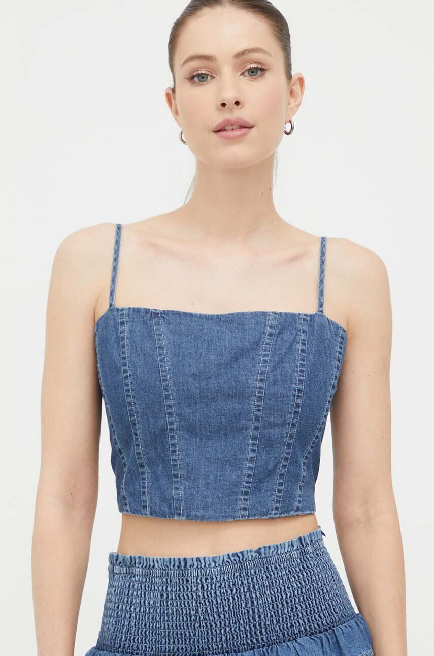 DKNY Top iz jeansa - Pepit.si