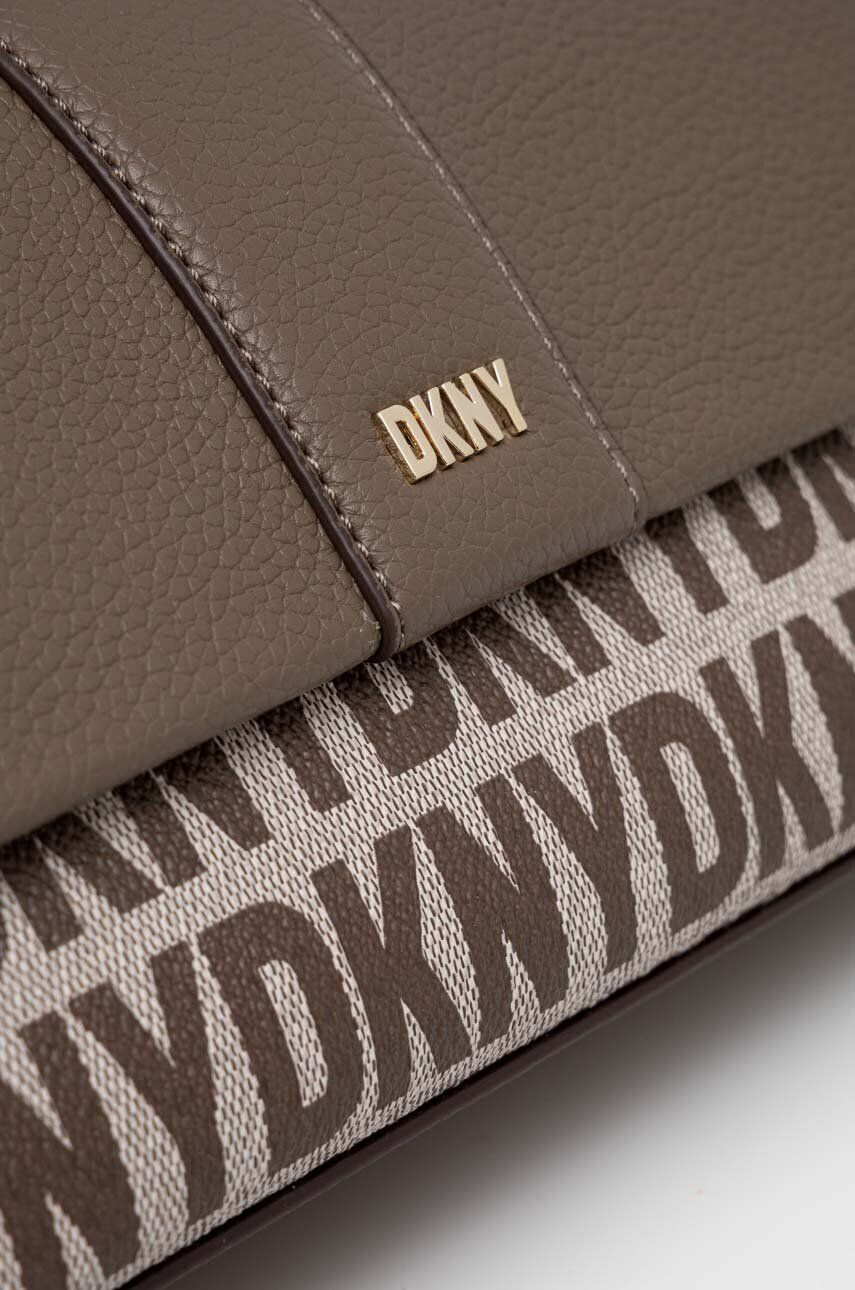 DKNY Torbica rjava barva - Pepit.si