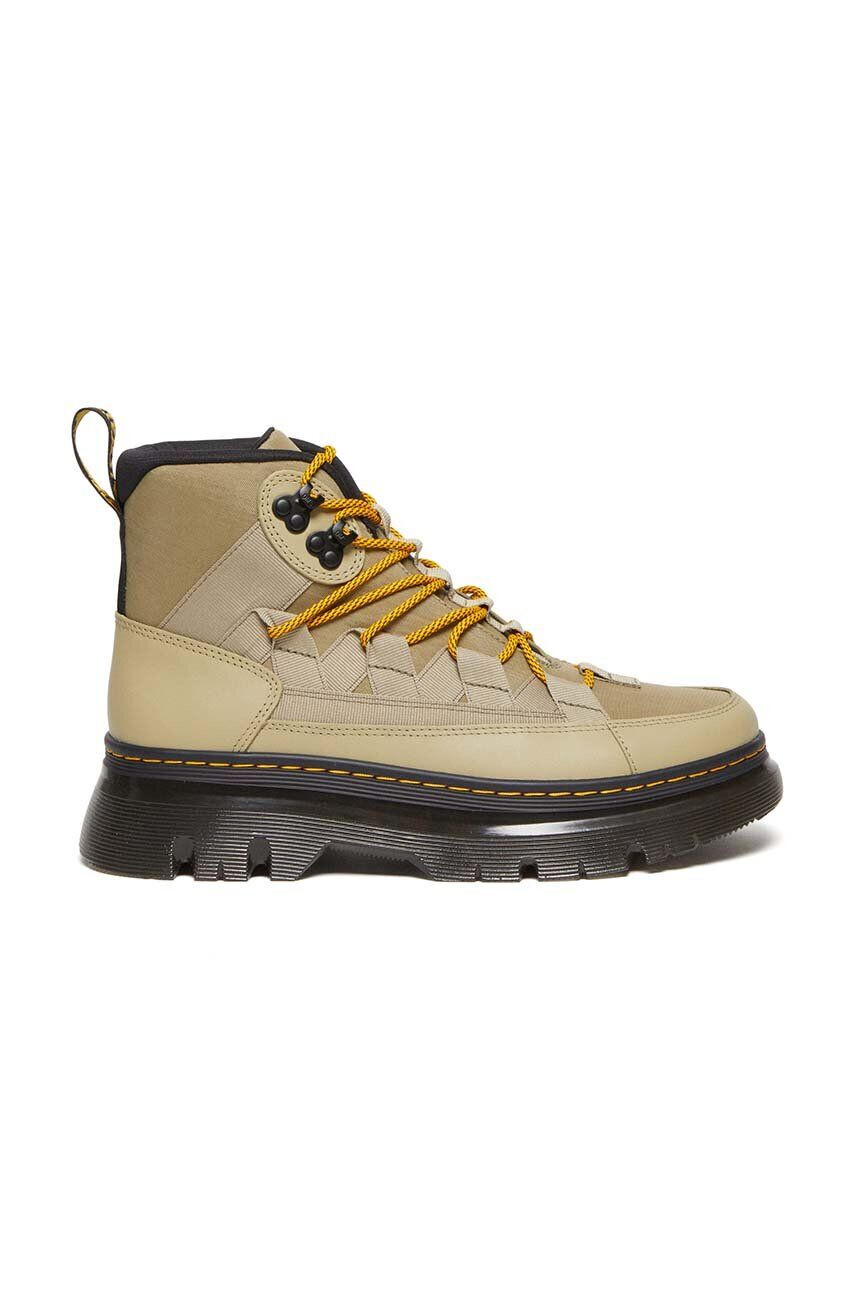 Dr. Martens Čevlji Boury moški zelena barva DM30831358 - Pepit.si