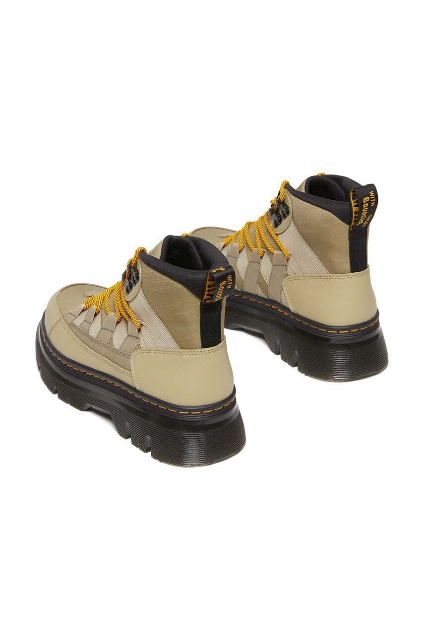 Dr. Martens Čevlji Boury moški zelena barva DM30831358 - Pepit.si