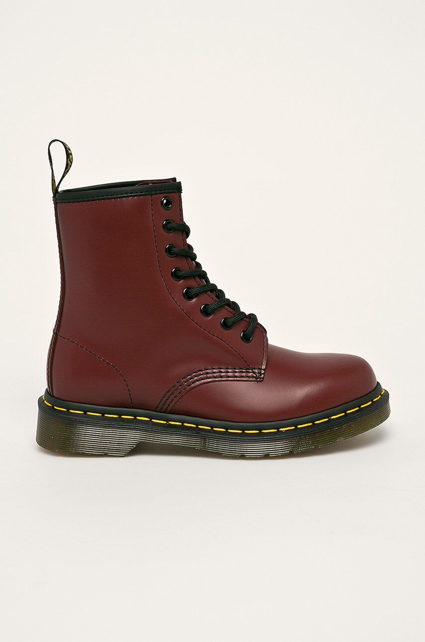 Dr. Martens Gležnarji 1460 ženski bordo barva - Pepit.si