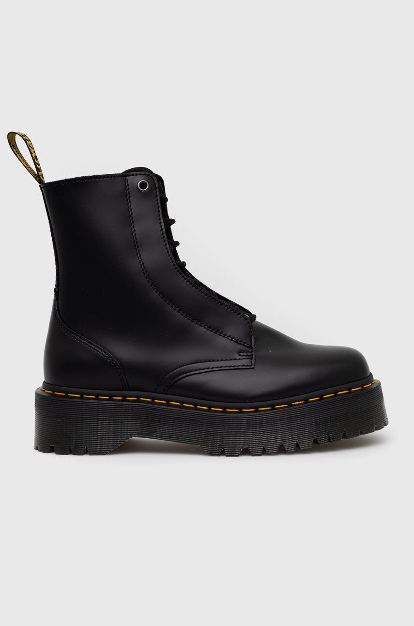 Dr. Martens Usnjeni čevlji moški črna barva - Pepit.si