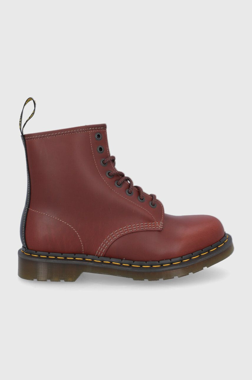 Dr. Martens Usnjeni čevlji 1460 moški bordo barva - Pepit.si