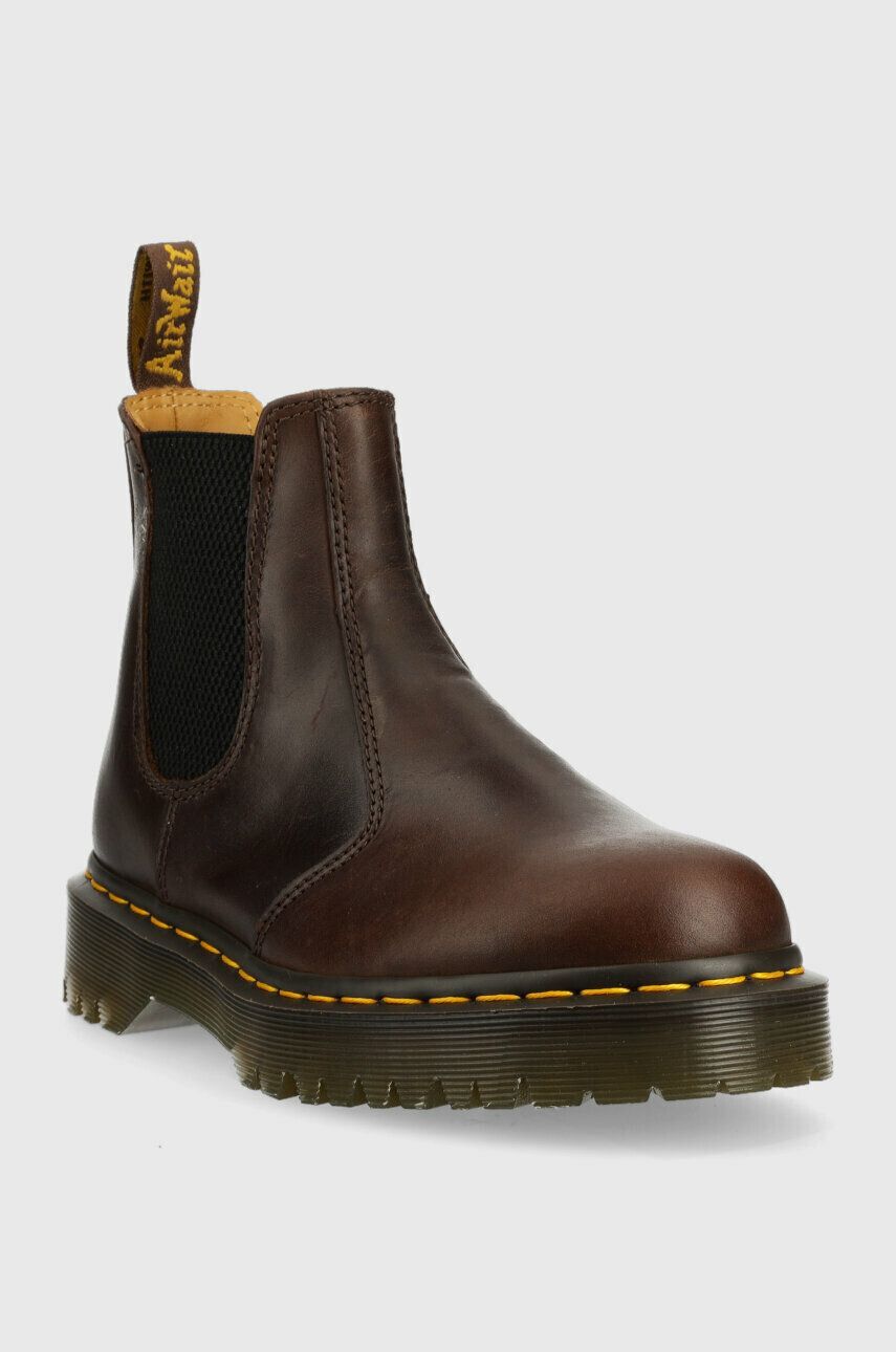 Dr. Martens Usnjeni chelsea 2976 Bex rjava barva - Pepit.si