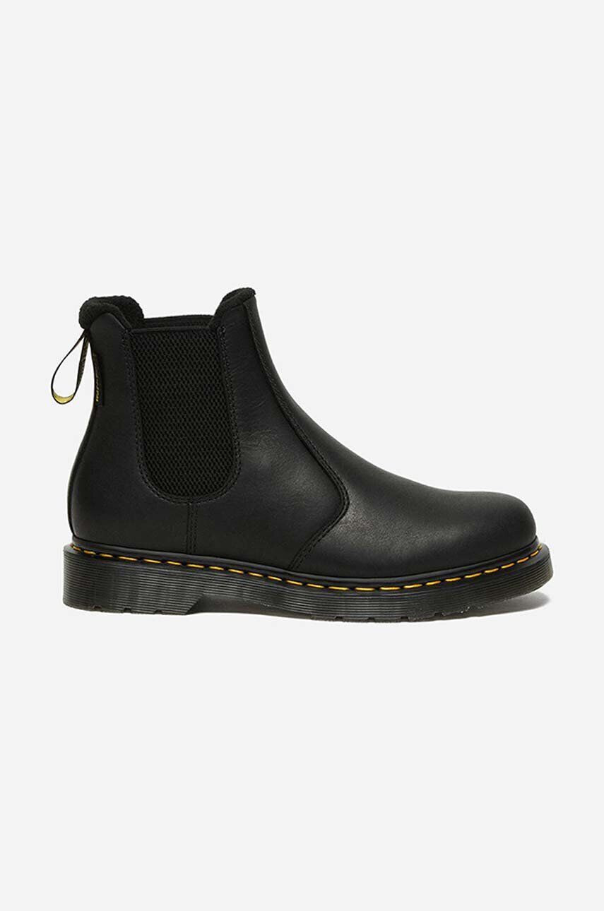 Dr. Martens Usnjeni chelsea 2976 Valor Waterproof 27142001 moški črna barva - Pepit.si