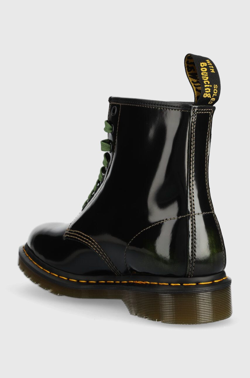 Dr. Martens Usnjeni gležnarji 1460 The Clash ženski črna barva - Pepit.si