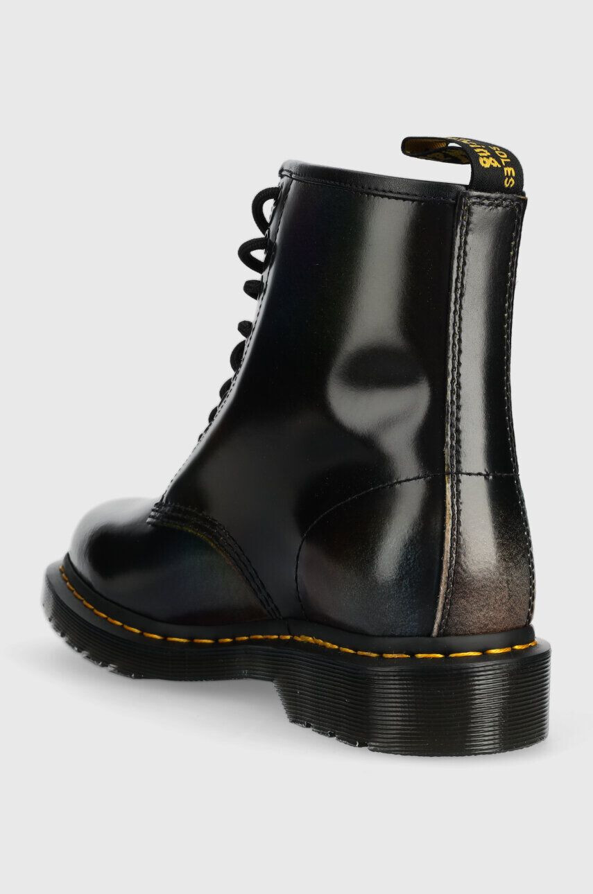 Dr. Martens Usnjeni nizki škornji 1460 For Pride ženski črna barva DM30634038 - Pepit.si