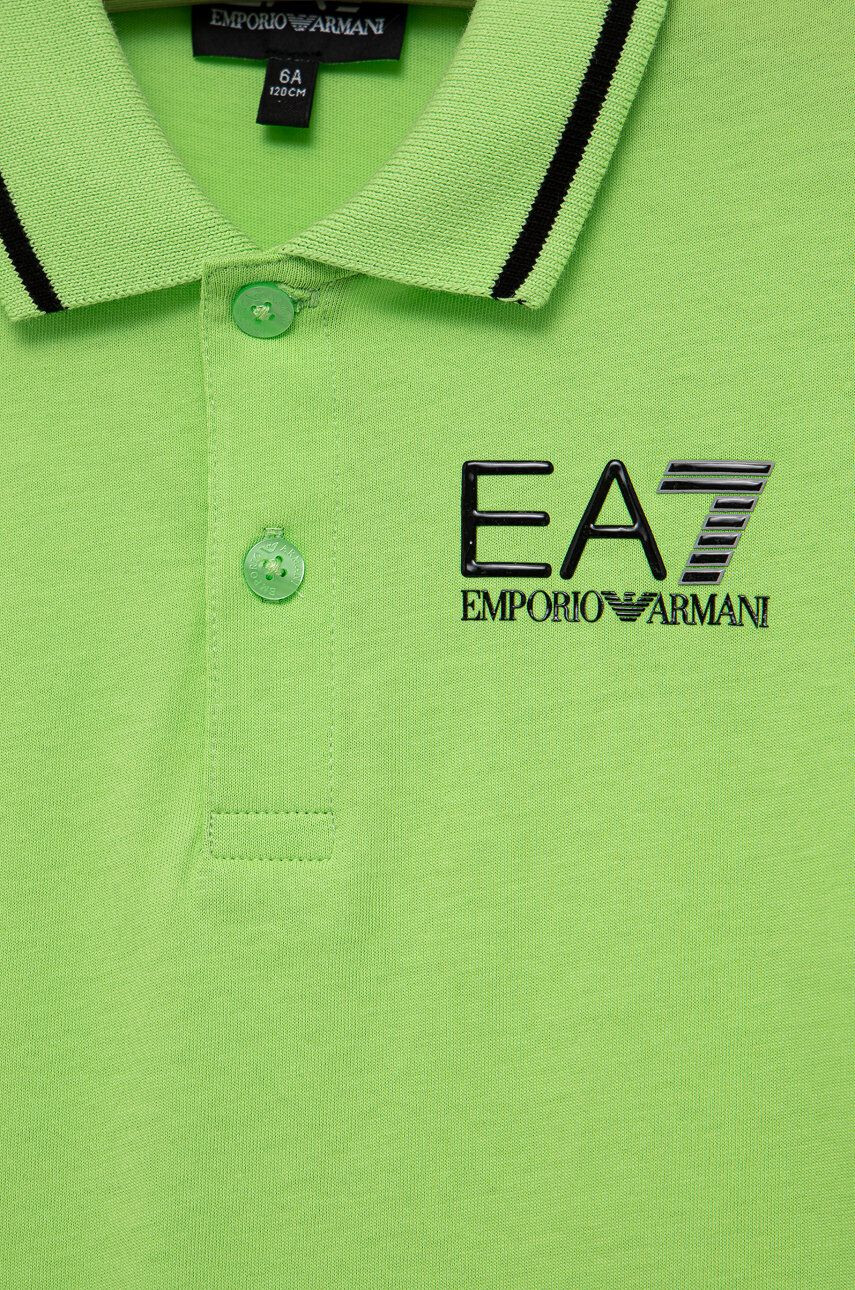 EA7 Emporio Armani bombaž polo za otroke - Pepit.si