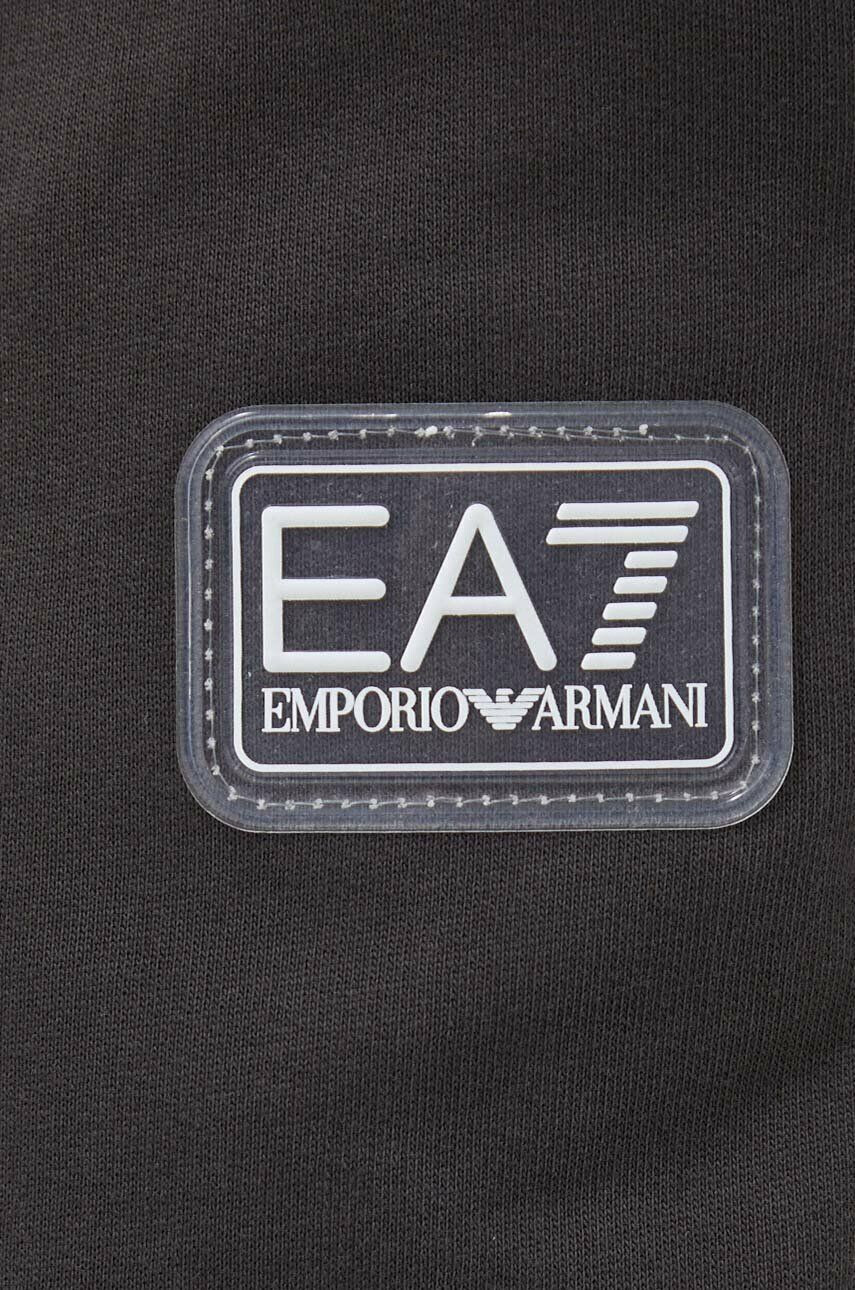 EA7 Emporio Armani Bombažen spodnji del trenirke zelena barva - Pepit.si