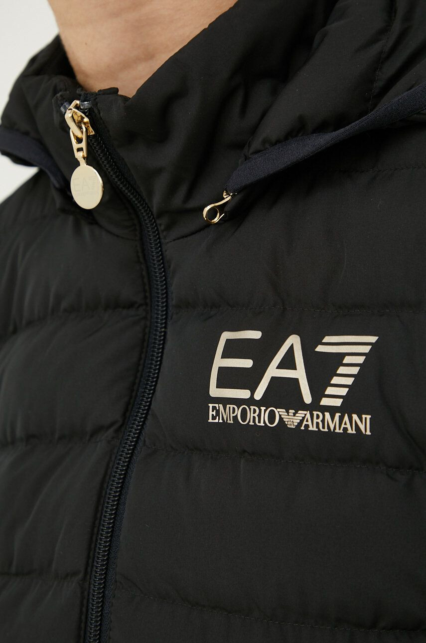 EA7 Emporio Armani Jakna moška črna barva - Pepit.si