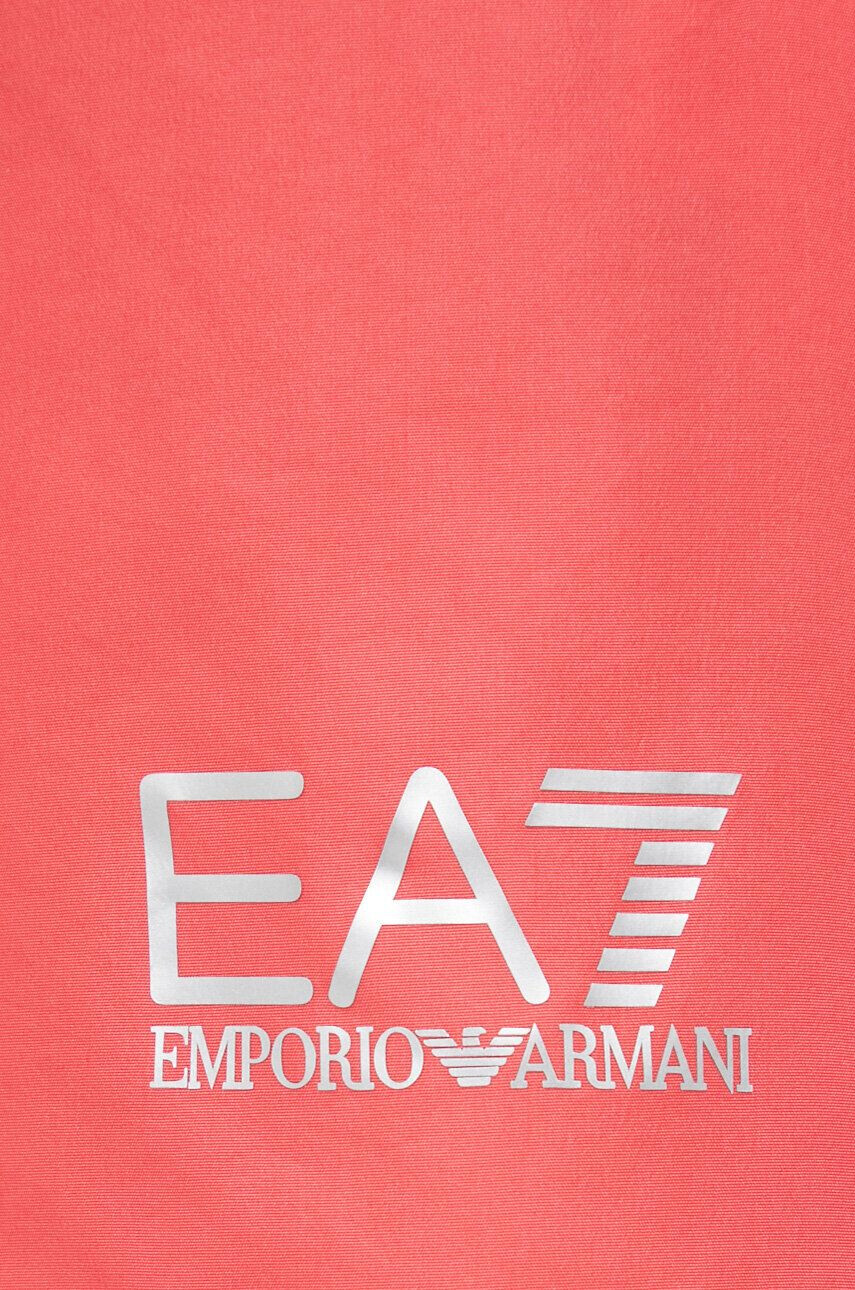 EA7 Emporio Armani Kopalne kratke hlače roza barva - Pepit.si