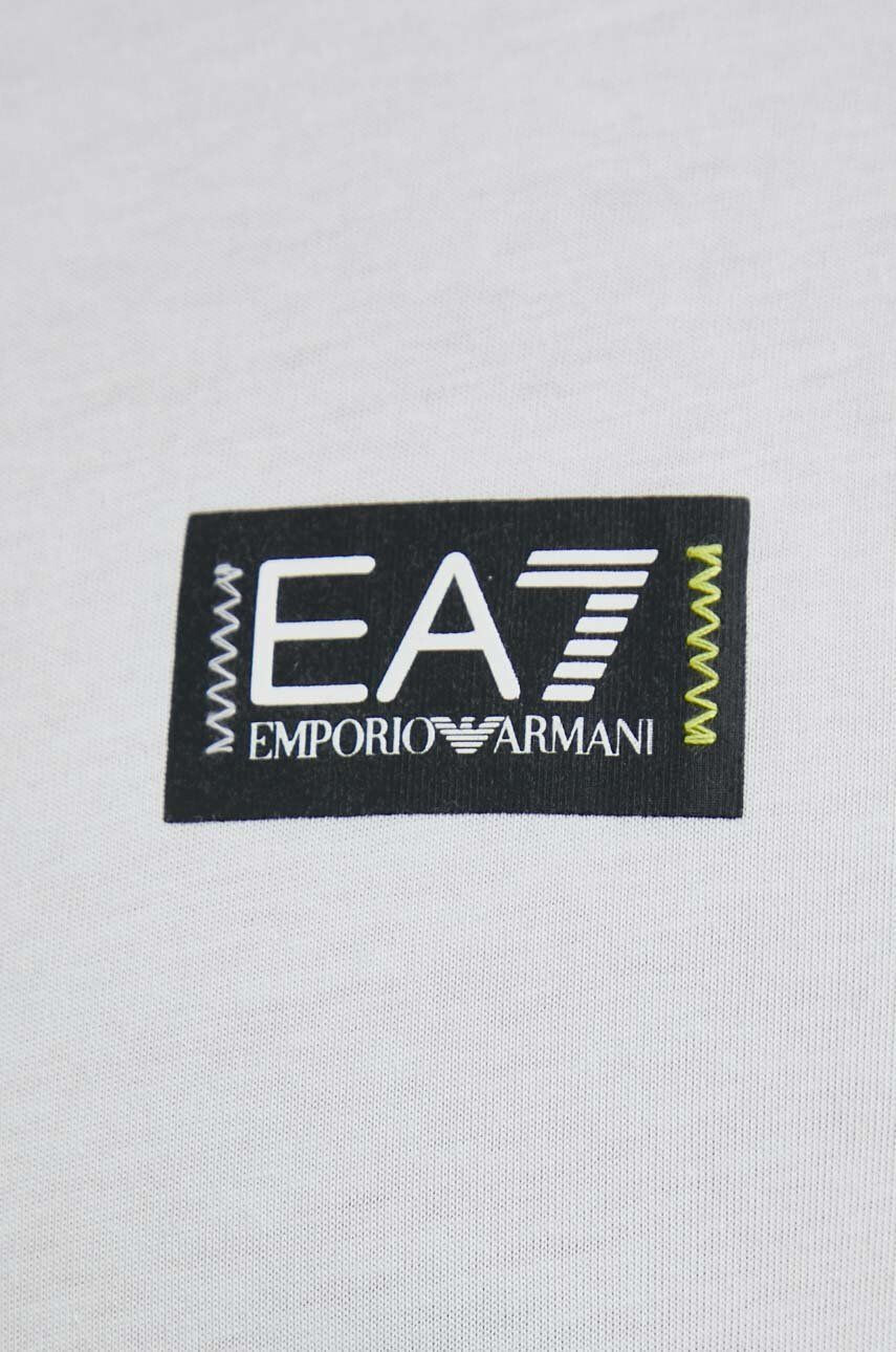 EA7 Emporio Armani Kratka majica ženski bela barva - Pepit.si