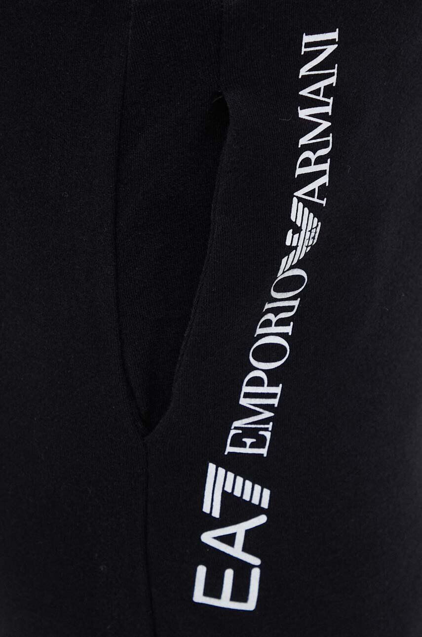 EA7 Emporio Armani Spodnji del trenirke črna barva - Pepit.si