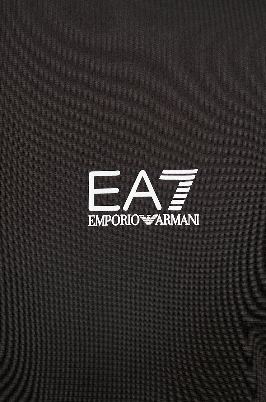 EA7 Emporio Armani Trenirka moški črna barva - Pepit.si