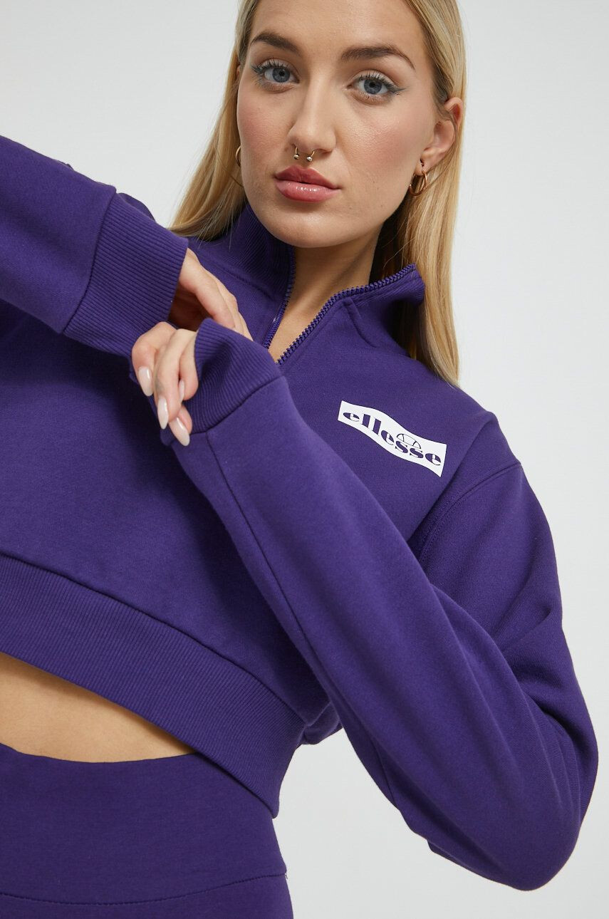 Ellesse Bluza ženska vijolična barva - Pepit.si