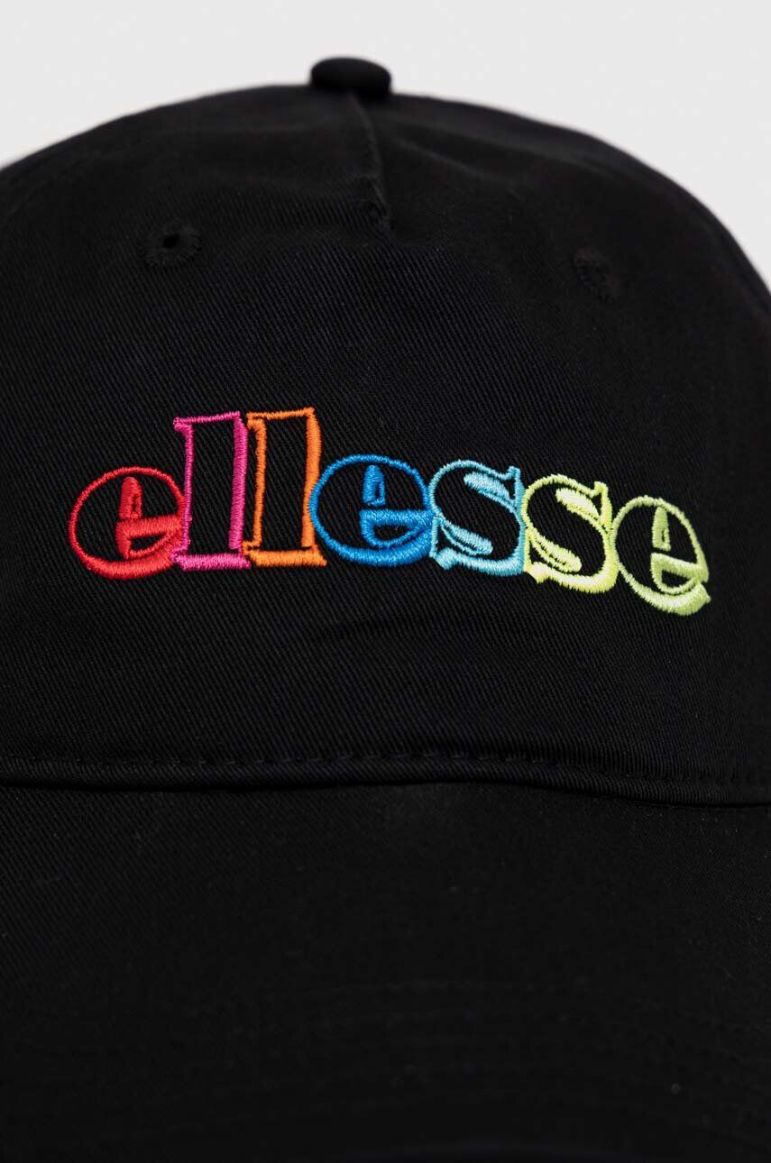 Ellesse Bombažna bejzbolska kapa črna barva - Pepit.si