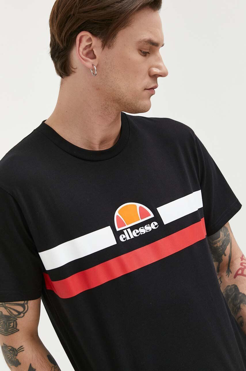 Ellesse Bombažna kratka majica roza barva - Pepit.si