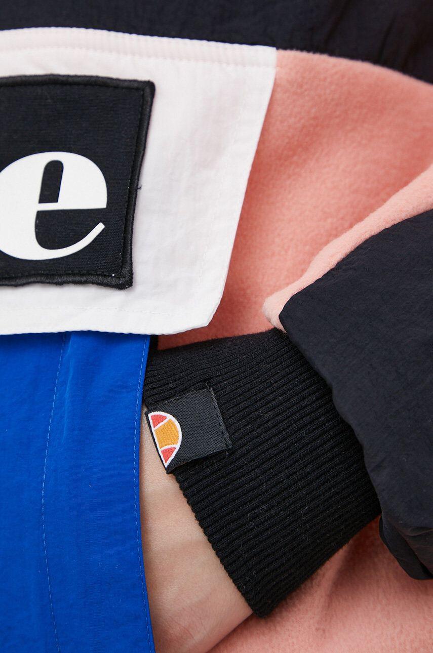 Ellesse Pulover ženska oranžna barva s kapuco - Pepit.si