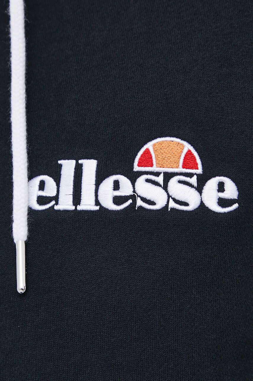 Ellesse Pulover ženska črna barva s kapuco - Pepit.si