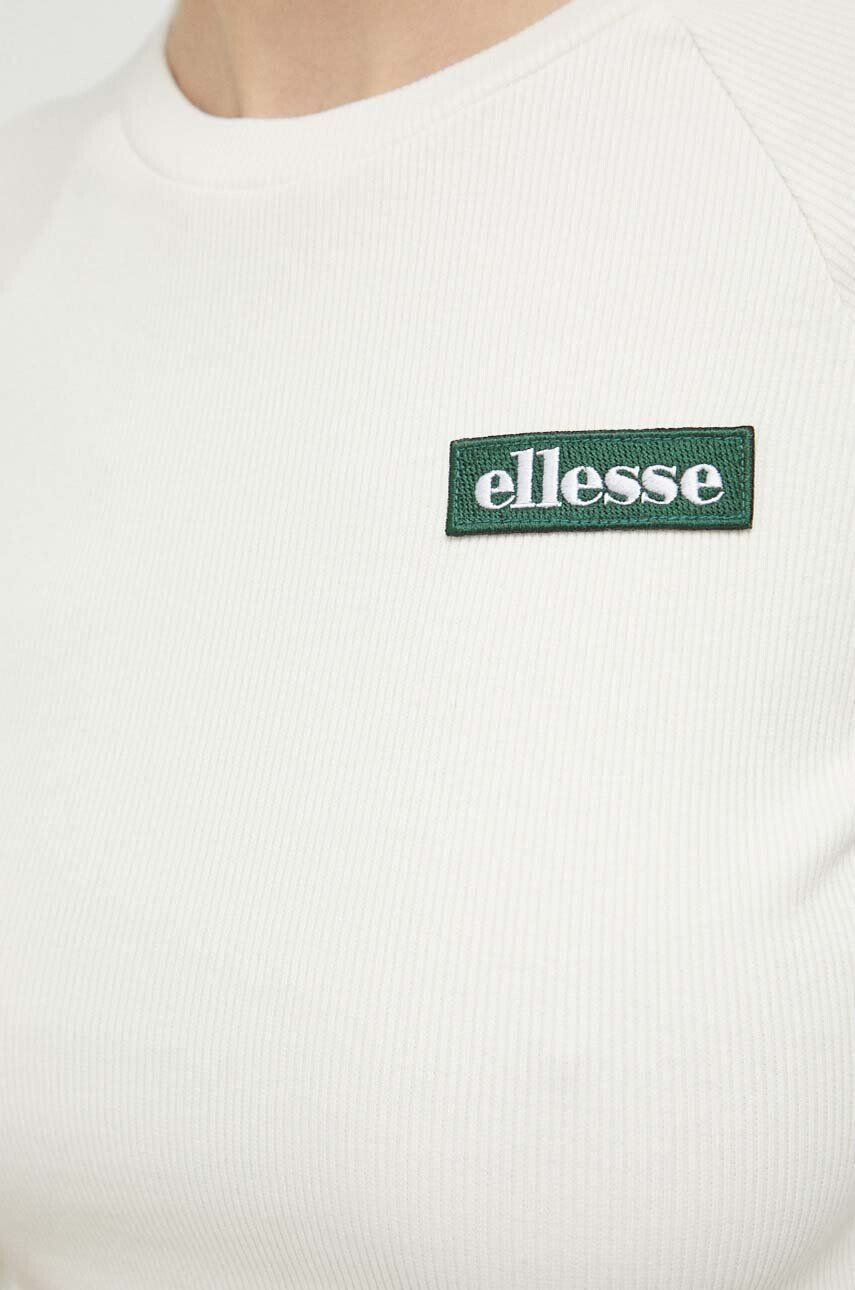 Ellesse Majica z dolgimi rokavi ženski bež barva - Pepit.si