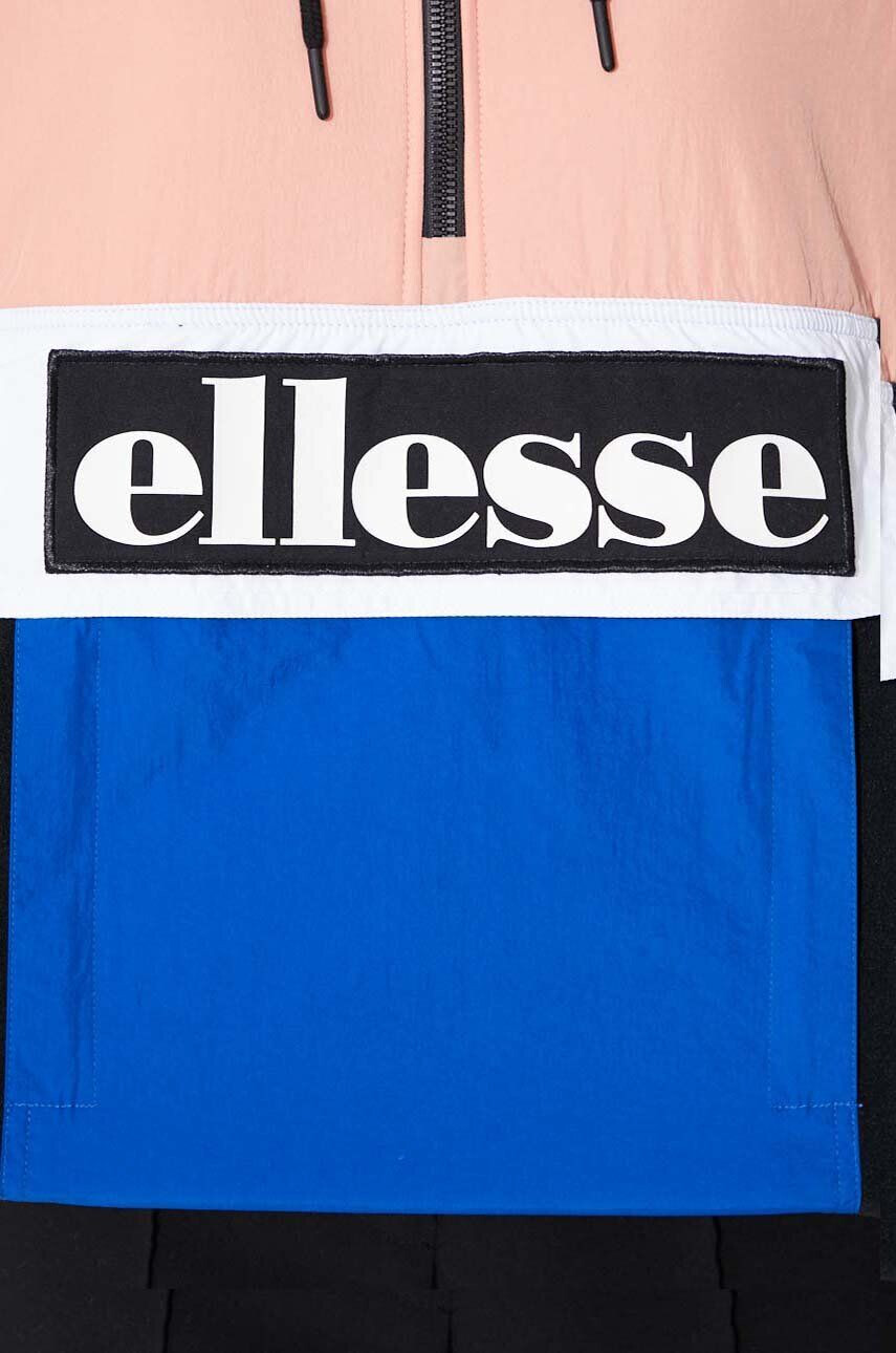 Ellesse Pulover ženska oranžna barva s kapuco - Pepit.si