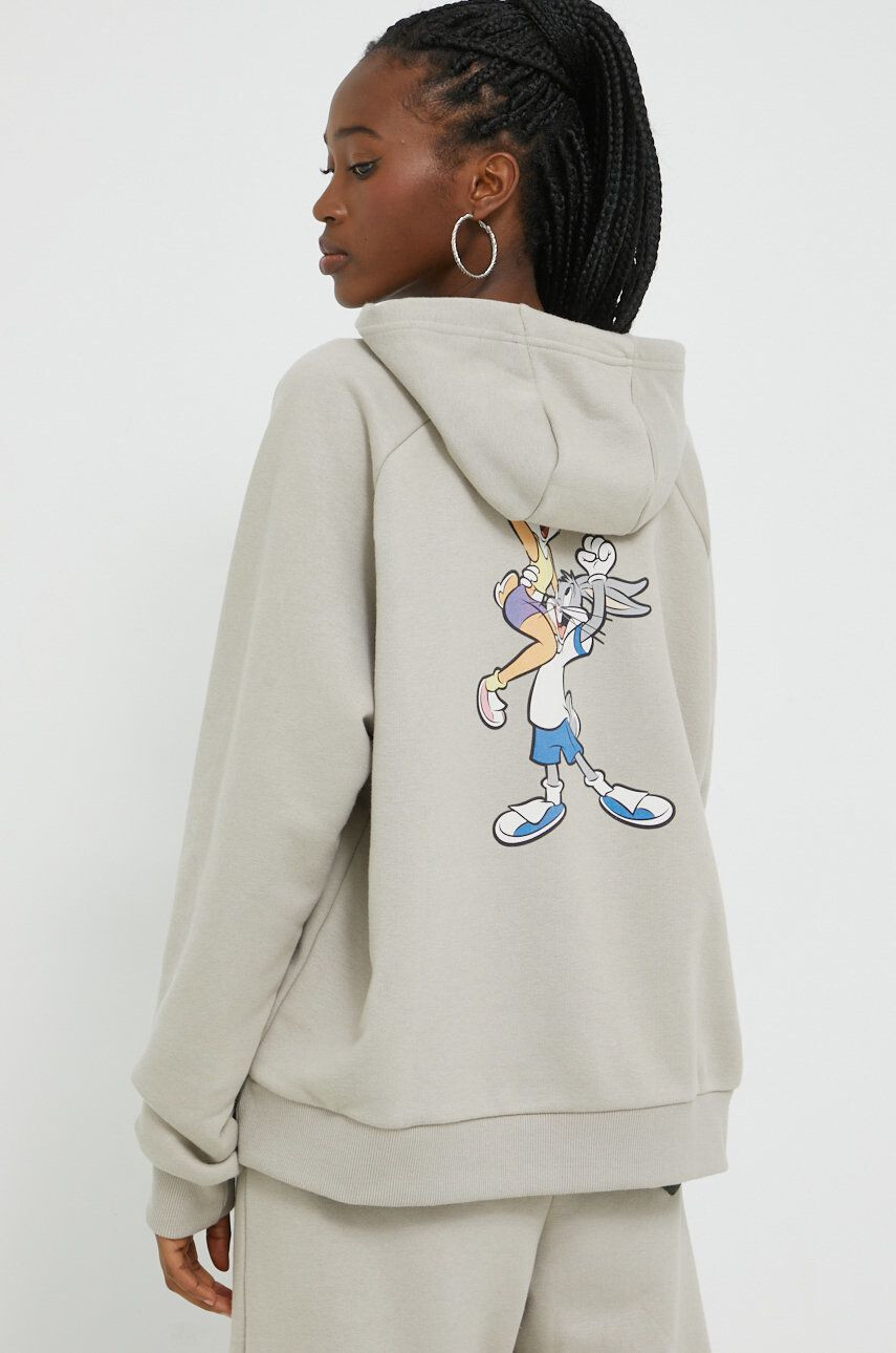 Ellesse Pulover X Looney Tunes ženski bež barva - Pepit.si