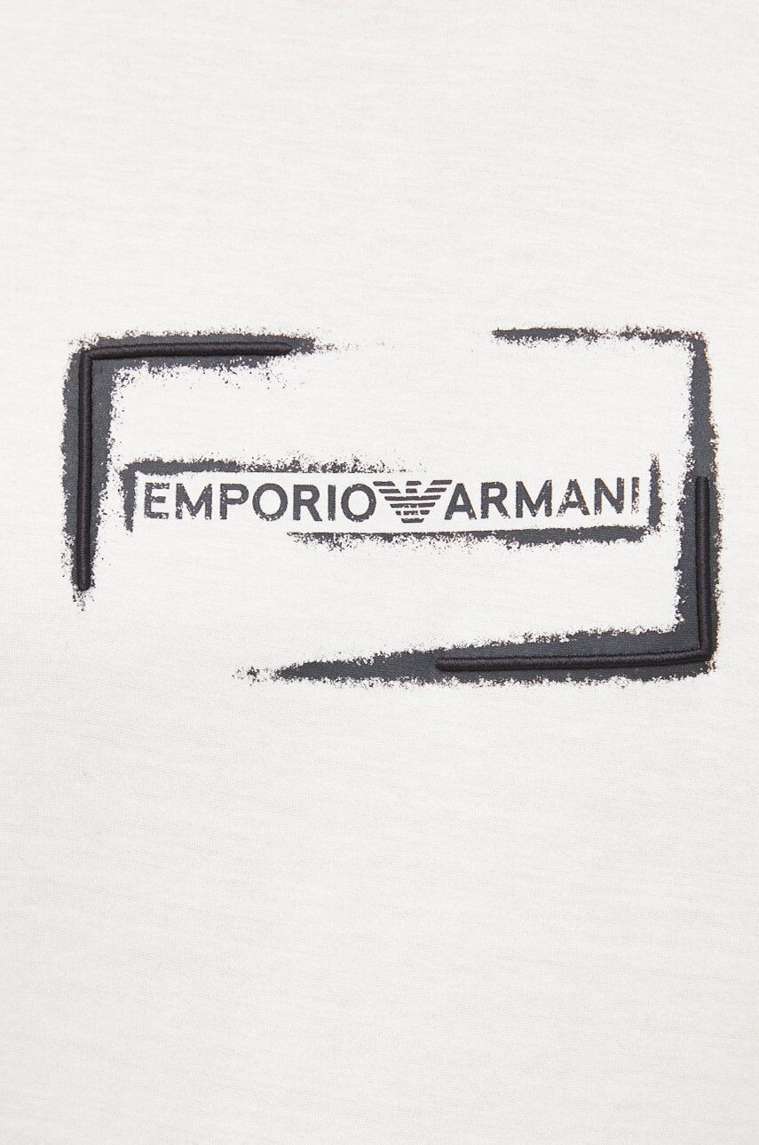 Emporio Armani Bombažna kratka majica - Pepit.si