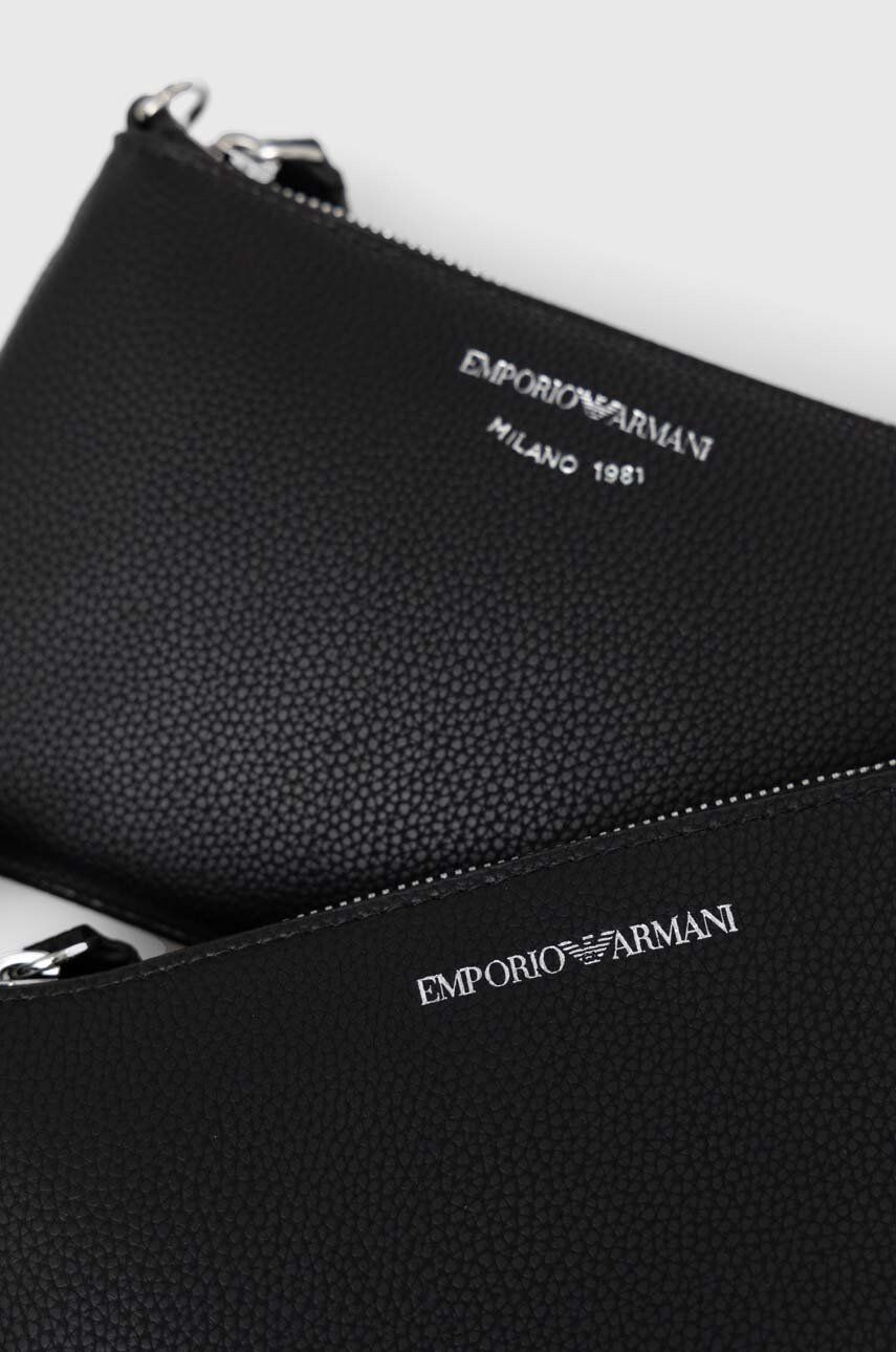 Emporio Armani Torbica črna barva - Pepit.si