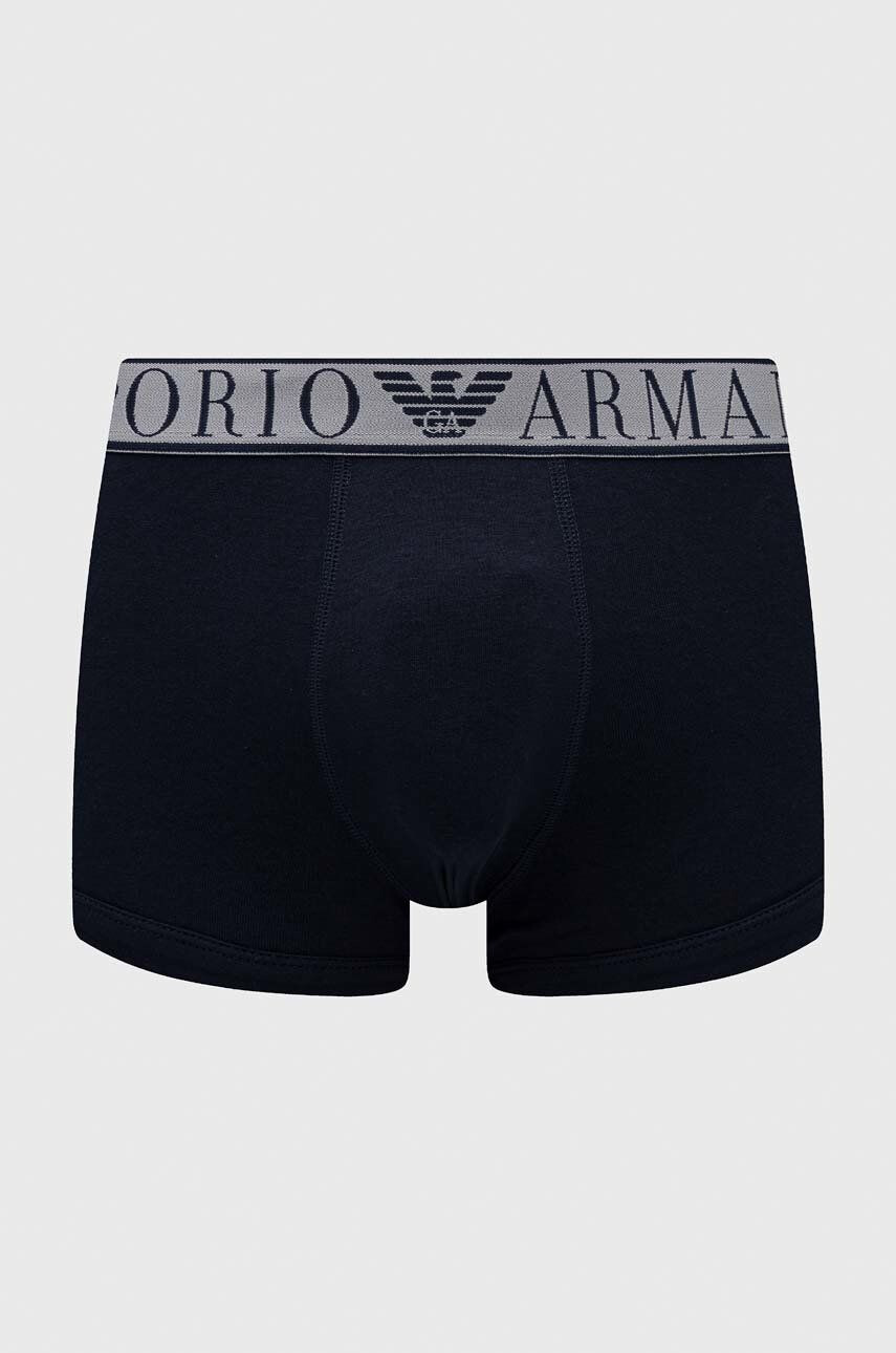 Emporio Armani Underwear Boksarice 2-pack moški mornarsko modra barva - Pepit.si