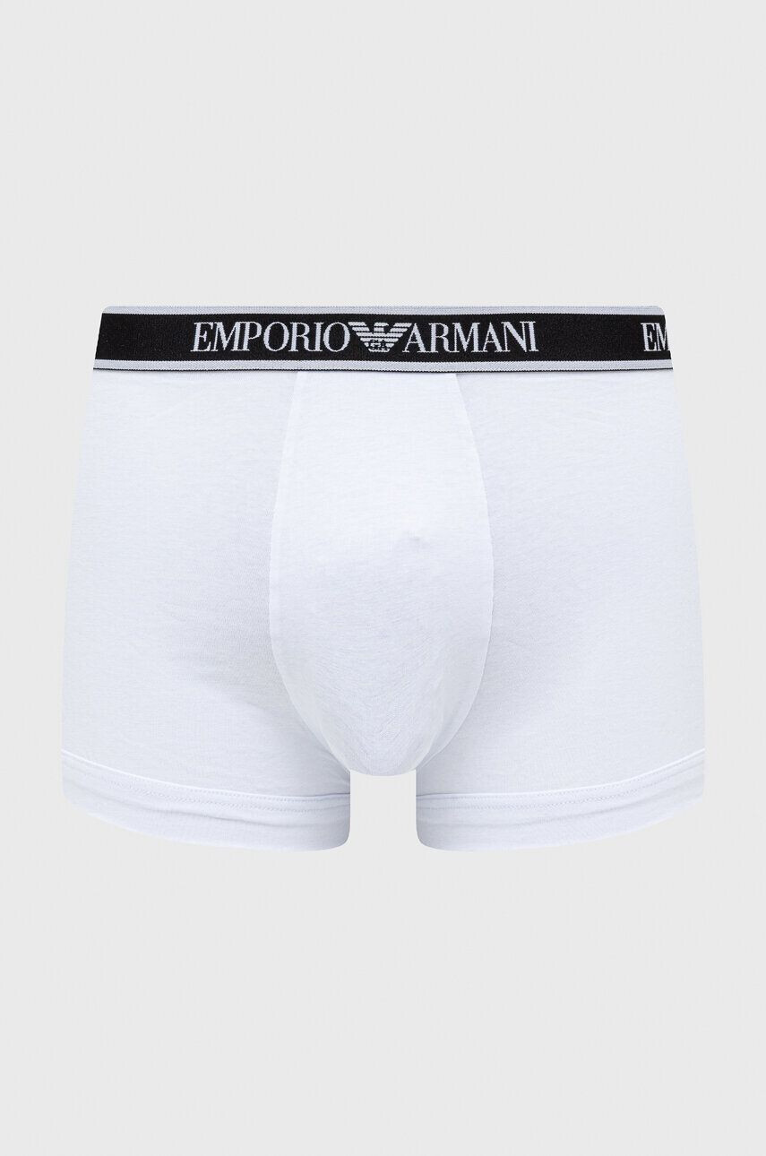 Emporio Armani Underwear Boksarice 3-pack moški mornarsko modra barva - Pepit.si