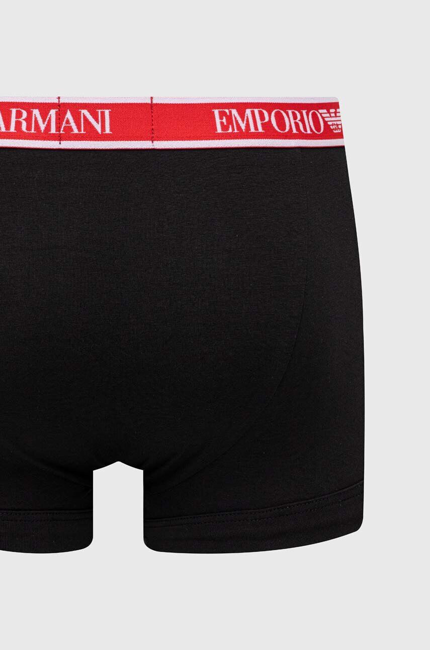 Emporio Armani Underwear Boksarice 3-pack moški mornarsko modra barva - Pepit.si