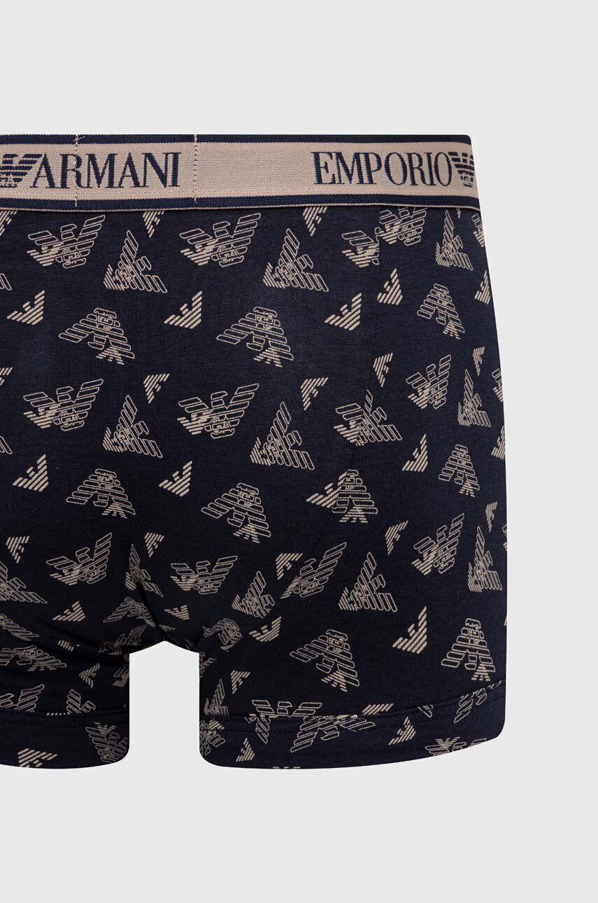 Emporio Armani Underwear Boksarice 3-pack moški bež barva - Pepit.si