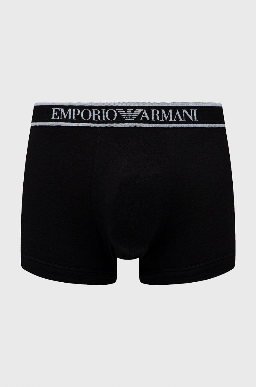 Emporio Armani Underwear Boksarice 3-pack moški rdeča barva - Pepit.si