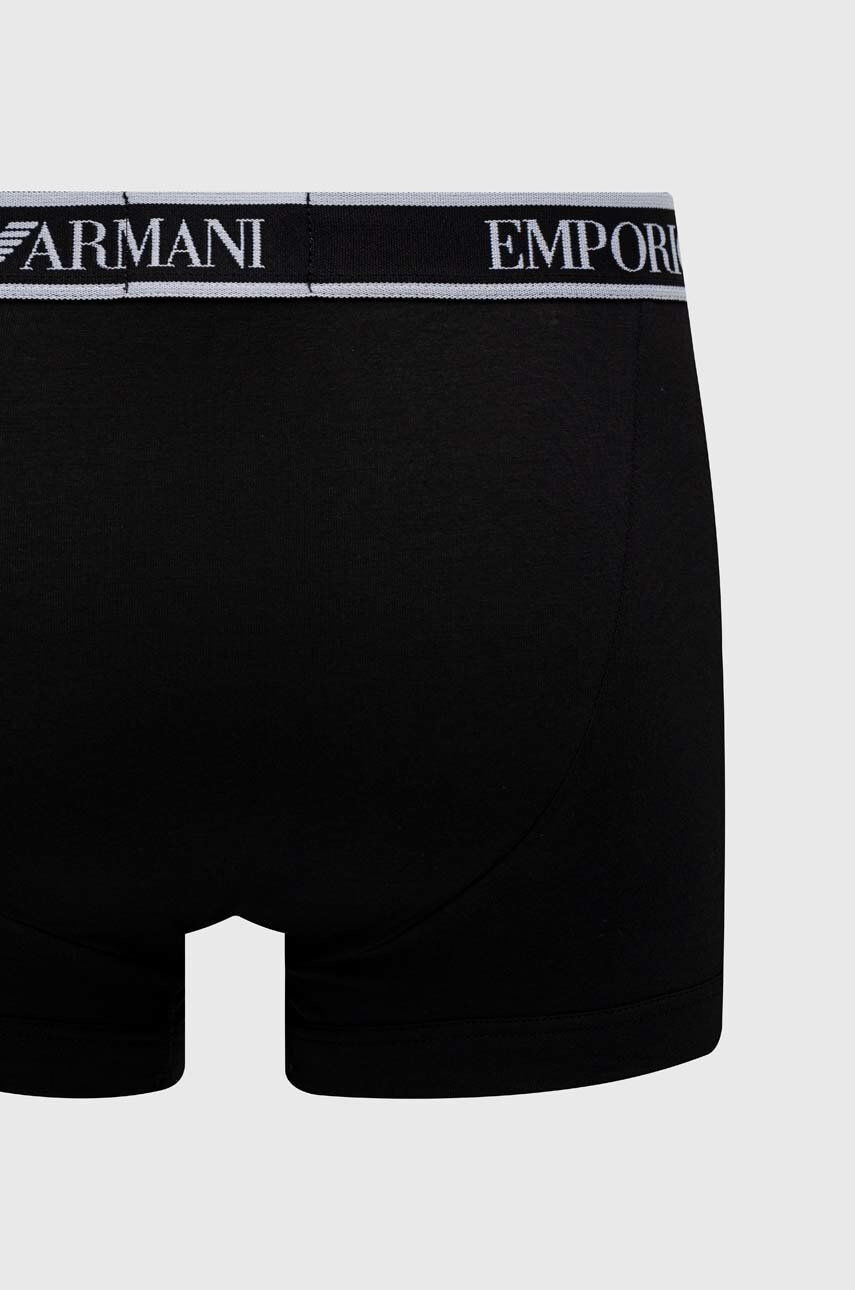 Emporio Armani Underwear Boksarice 3-pack moški rdeča barva - Pepit.si