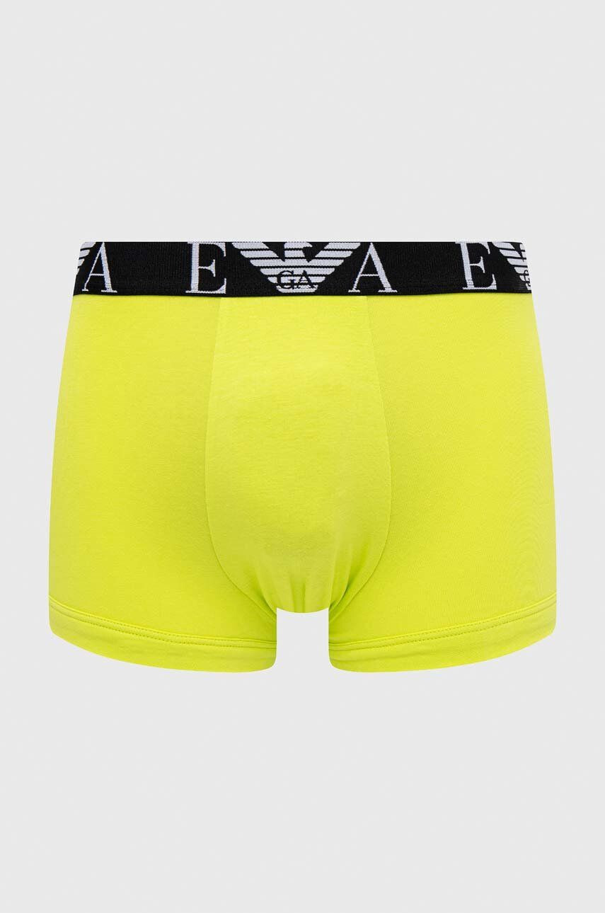 Emporio Armani Underwear Boksarice 3-pack moški črna barva - Pepit.si